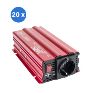 Dėžutė su 20 vienetų PNI L650W įtampos keitiklių, dvigubas maitinimo šaltinis 12V/24V, 230V išėjimas, 500W, modifikuota sinusinė banga, 5V 500mAh USB jungtis, su pridedamais maitinimo gnybtais ir cigarečių degiklio kištuku - Image 13