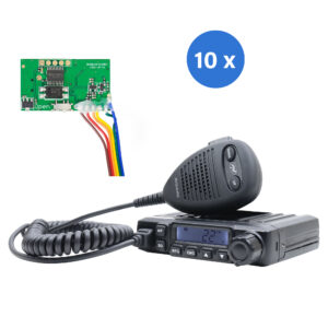 HP 6550 PNI Escort 10 dalių CB radijo stoties komplektas su įdiegtu PNI ECH01, daugiastandartė, 4W, AM-FM, 12V, ASQ, su aido režimu - Image 12