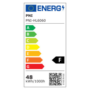 PNI H-Light 6060 LED panelė, 48W, 600x600mm, 4800lm, 6400K, vidaus patalpoms, įleidžiama, šaltai balta - Image 8