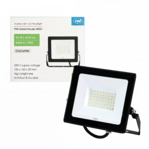 Plonas LED prožektorius PNI GreenHouse WS51 50W, 6400K, 3898 lm, 184.5*29*160mm - Image 9