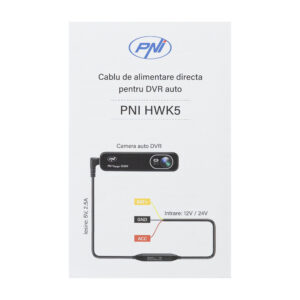PNI maitinimo kabelis automobiliniams vaizdo registratoriams, įvestis 12V/24V, išvestis 5V 2.5A - Image 7