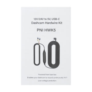 PNI maitinimo kabelis automobiliniams vaizdo registratoriams, įvestis 12V/24V, išvestis 5V 2.5A - Image 8