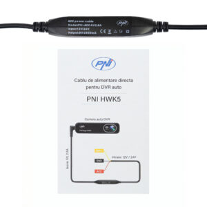 PNI maitinimo kabelis automobiliniams vaizdo registratoriams, įvestis 12V/24V, išvestis 5V 2.5A - Image 12