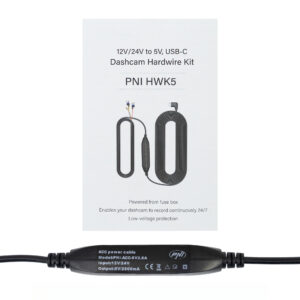 PNI maitinimo kabelis automobiliniams vaizdo registratoriams, įvestis 12V/24V, išvestis 5V 2.5A - Image 13