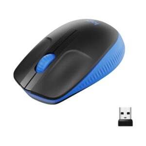 Logitech M190 Full-Size Belaidė pelė, RF Wireless, 1000 DPI, Mėlyna - Image 3
