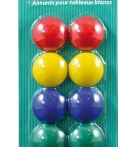Stanger Spalvoti magnetai 8 vnt. rinkinys 73002