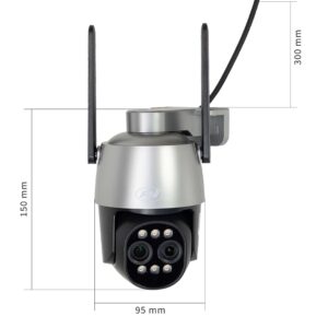 PNI House IP574 belaidžio vaizdo stebėjimo kamerų komplektas ir PNI fotovoltinis saulės skydelis PSF6020A - Image 2