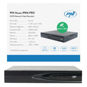 NVR PNI House IP816 su 16 kanalų IP 5MP arba 10 kanalų 8MP 4K - Image 9