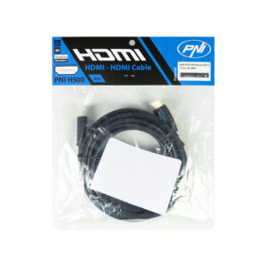 PNI H500 didelės spartos 1.4V HDMI laidas, kištukinis, Ethernet, paauksuotas, 5m - Image 2