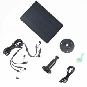 Saulės įkroviklis PNI GreenHouse P13, 6V ir 12V išvestis, 3W, Li-Ion 5200 mAh baterija, IP66 apsaugos klasė medžioklės kameroms - Image 14