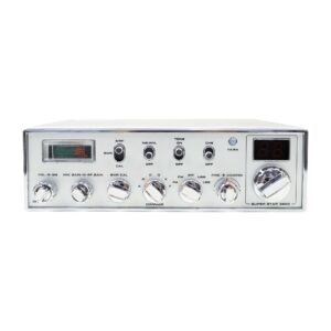 CB radijo stoties komplektas Super Star-3900, AM/FM/USB/CW/PA, 12V, ASQ su CB antena PNI Extra 45 su magnetu