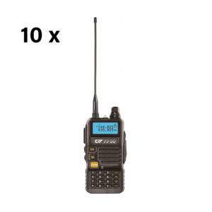 Bax 10bc nešiojama VHF/UHF radijo stotelė CRT FP00 dviejų dažnių 144-146 ir 430-440 MHz juoda, VOX, 128 kanalai, nuskaitymas (Scan), programuojama, žibintuvėlis, FM radijas 76-108 MHz, TOT, retransliatorius - Image 5