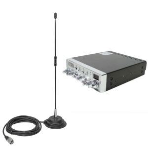 CB radijo stoties komplektas CB SUPER STAR-3900 AM/FM/USB/CW/PA, 12V, ASQ su CB antena PNI Extra 40 su magnetu - Image 9