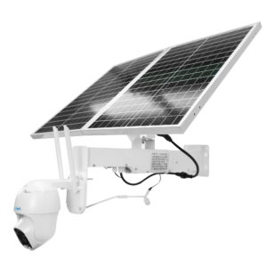PNI IP60 tiesioginio vaizdo PTZ stebėjimo kamera su saulės baterija, 2MP, GSM 4G, SIM lizdas, skirta naudoti lauke ir viduje