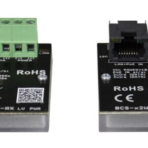 BCS BCS-X2W/IP100-II tinklo medijos keitiklis 100 Mbit/ai Juoda
