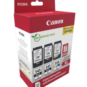Canon PG-545XL/CL-546XL (8286B015) Photo value pack Rašalinių kasečių komplektas, BK/CMY - Image 2