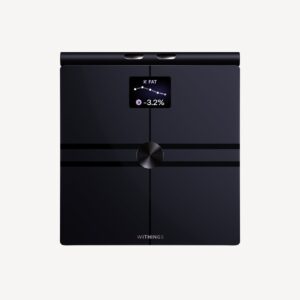 Withings WBS16-BLACK-ALL-INT asmeninės svarstyklės Kvadratas Juoda Elektroninės vonios svarstyklės