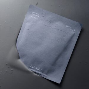 LUVUM Pore Reset Mud Mask purvo lakštinė kaukė 5 vnt. - su jūros purvu ir PHA - Image 3