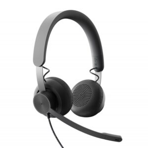 Ausinės Logitech Zone Wired UC, Tamsiai pilkos - Image 3