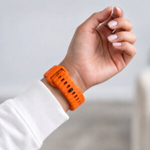 Tech-Protect SILICONE LINE WATCH 8 / 9 / 10 / 11 / 12 / SE / ULTRA (44 / 45 / 46 / 49 MM) ORANŽINIS - Image 6