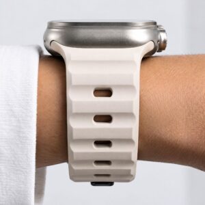 Tech-Protect SILICONE LINE WATCH 8 / 9 / 10 / 11 / 12 / SE / ULTRA (44 / 45 / 46 / 49 MM) STONE - Image 6