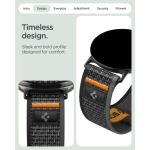 Spigen ATHLEX AIR GOOGLE PIXEL WATCH 1 / 2 / 3 / 4 / 5 (41 MM) AKTYVUS JUODAS/ORANŽINIS - Image 7