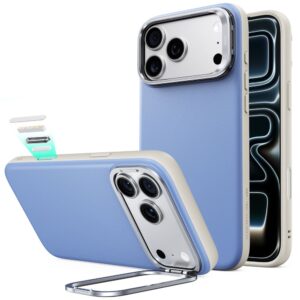 ESR ODINIS DĖKLAS SU STOVU MagSafe iPhone 17 PRO MAX / 18 PRO MAX ŠVIESIAI MĖLYNAS