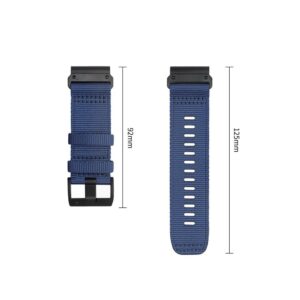 Tech-Protect NYLON CLASSIC GARMIN FENIX 5X / 5X PLUS / 6X / 6X PRO / 7X / 8 / 8 PRO / 9 / 9 PRO (47 MM) MIDNIGHT NAVY - Image 7