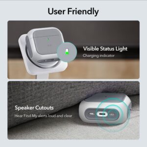 ESR ORBIT HALOLOCK MAGSAFE DĖKLAS AIRPODS 4 / 5 BALTAS - Image 7