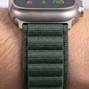 Tech-Protect NYLON PRO Watch 8 / 9 / 10 / 11 / 12 / SE / ULTRA (44 / 45 / 46 / 49 MM) KARINĖ ŽALIA - Image 7