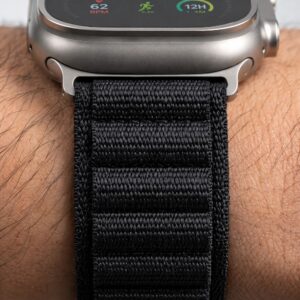 Tech-Protect NYLON PRO Watch 8 / 9 / 10 / 11 / 12 / SE / ULTRA (44 / 45 / 46 / 49 MM) JUODAS - Image 7