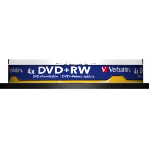 Verbatim 43488 DVD+RW SERL 4.7GB 4X Matt Silver Surface diskai (10 vnt pakuotėje) - Image 2
