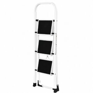 3-step steel ladder non-slip steps foldable ModernHome - Image 8