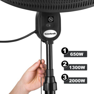 Elektrinis terasos skėčio šildytuvas, pastatomas pakabinamas infraraudonųjų spindulių šildytuvas 2000W - Image 8