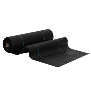 Juoda geotekstilė piktžolių kontrolei, atspari UV spinduliams, 135g 1,6x100m su tvirtinimo kaiščiais MultiGarden - Image 8