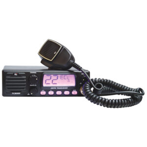 CB TTi TCB-900 12-24V maitinimo stotelė su priekiniu garsiakalbiu, AM-FM, 12V-24V, 4W, nuskaitymas (Scan), ASQ, užraktas (Lock)