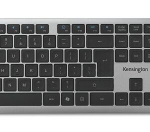 Kensington KB535 EQ Rechargeable Multi-Device Full Size Klaviatūra RF+BT, US, Space Grey