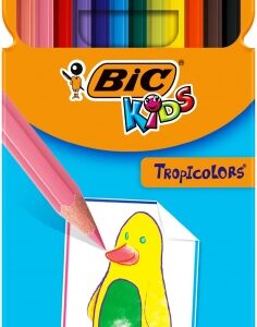 Bic Spalvoti pieštukai Tropicolors 12 spalvų rinkinys 022503