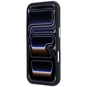 Guess Kevlar Triangle Logo MagSafe dėklas, skirtas iPhone 18 Pro Max / 17 Pro Max, juodas - Image 5