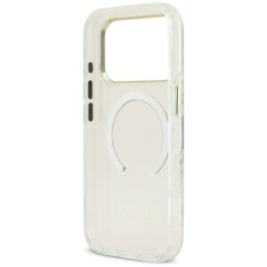Guess Metal Outline MagSafe dėklas, skirtas iPhone 18 Pro / 17 Pro, auksinis - Image 7