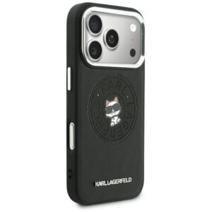 Karl Lagerfeld Point Choupette Sketch MagSafe dėklas, skirtas iPhone 18 Pro / 17 Pro, juodas - Image 4