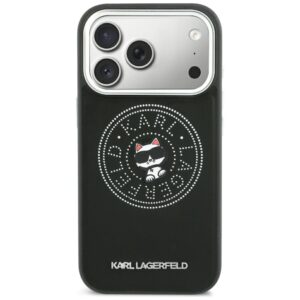 Karl Lagerfeld Point Choupette Sketch MagSafe dėklas, skirtas iPhone 18 Pro Max / 17 Pro Max, juodas - Image 3
