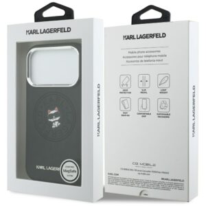 Karl Lagerfeld Point Choupette Sketch MagSafe dėklas, skirtas iPhone 18 Pro Max / 17 Pro Max, juodas - Image 8