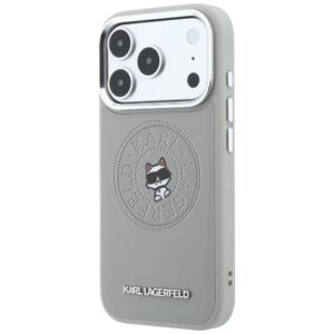Karl Lagerfeld Point Choupette Sketch MagSafe dėklas, skirtas iPhone 18 Pro Max / 17 Pro Max, pilkas - Image 2