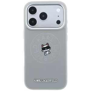 Karl Lagerfeld Point Choupette Sketch MagSafe dėklas, skirtas iPhone 18 Pro Max / 17 Pro Max, pilkas - Image 3