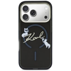Karl Lagerfeld Script Logo MagSafe dėklas, skirtas iPhone 18 Pro Max / 17 Pro Max, juodas - Image 3