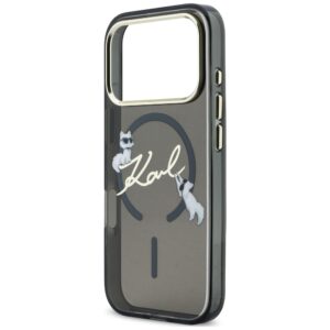 Karl Lagerfeld Script Logo MagSafe dėklas, skirtas iPhone 18 Pro Max / 17 Pro Max, juodas - Image 6