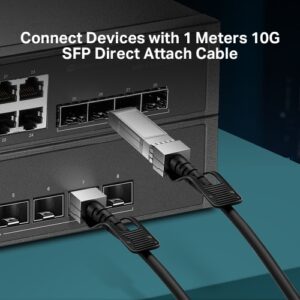 TP-Link TL-SM5220-1M 1 Meter 10G SFP+ Direct Attach Cable - Image 3