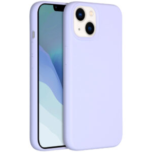 Accezz skysto silikono dėklas su MagSafe, skirtas Apple iPhone 14 / 13 – violetinis