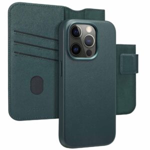 Accezz 2-in-1 odinis atverčiamas dėklas su MagSafe, skirtas Apple iPhone 15 Pro – Cedar Green - Image 1
